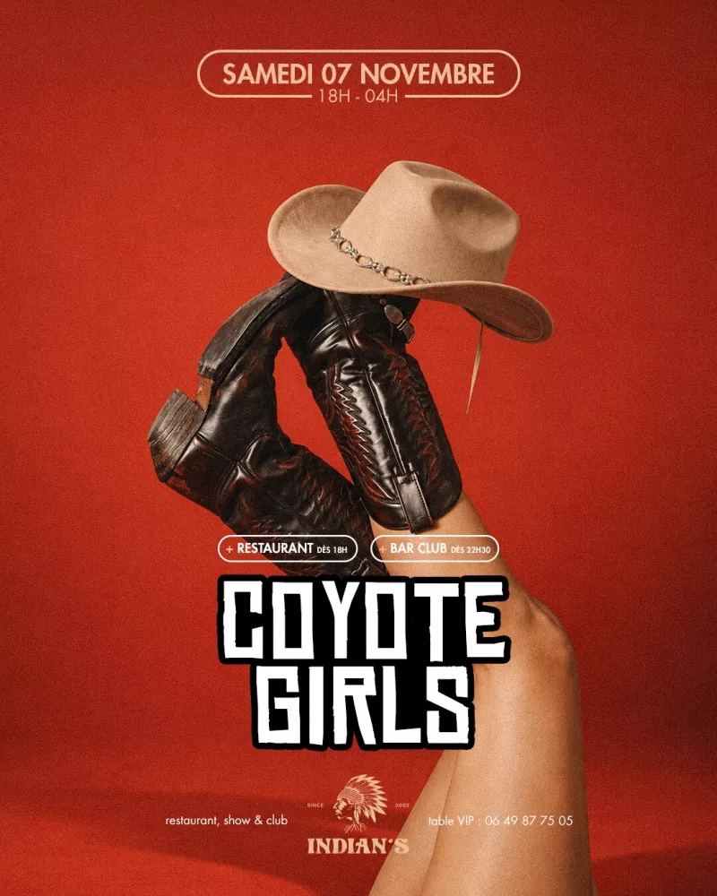 Affiche de la soirée « Coyote Girls »