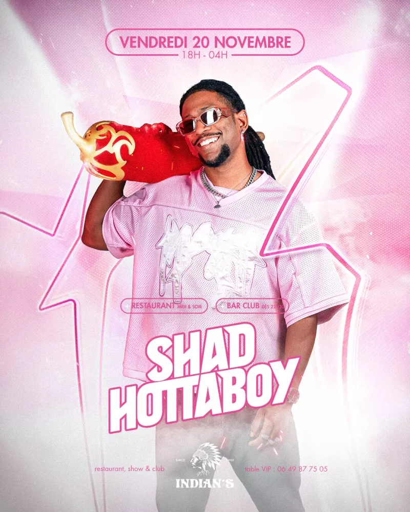 Affiche de la soirée « Shad Hottaboy »