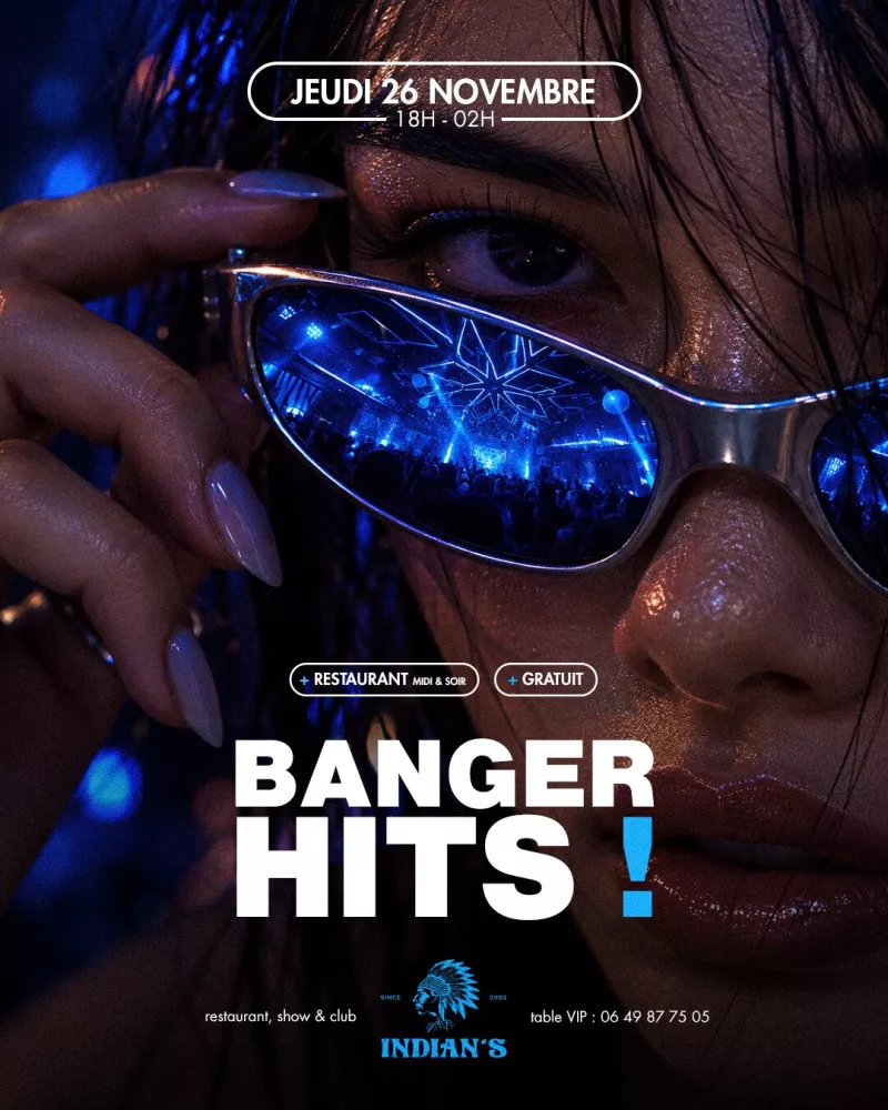 Affiche de la soirée « Banger Hits ! »